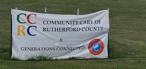 A banner representing Community Care of Rutherford County and its affiliated program, Nations Connected.