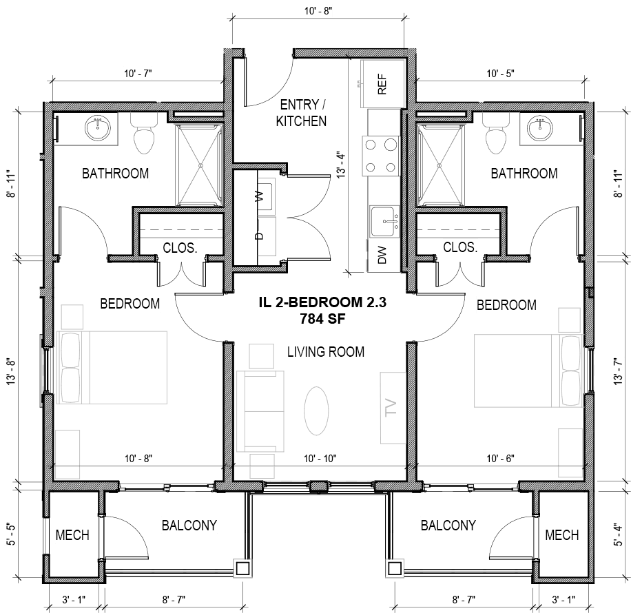 A detailed floor plan showing the layout of a house with labeled rooms and spaces.