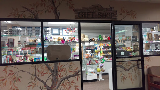 A colorful gift shop showcasing a variety of decorative items and souvenirs.
