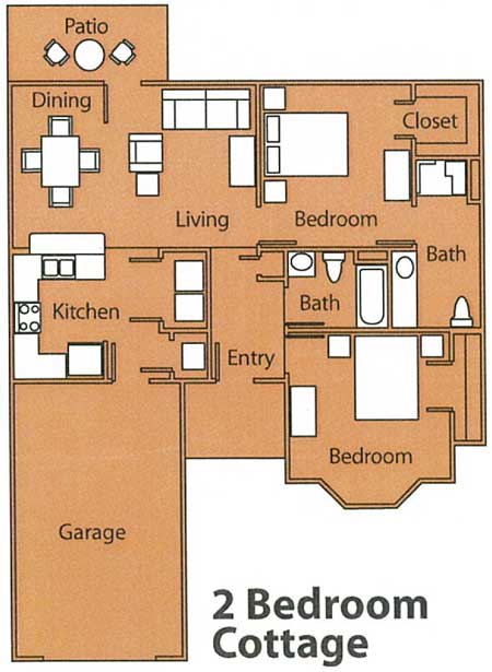 A floor plan showing the layout of a house with various rooms including bedrooms, bathrooms, kitchen, dining, living area, and garage.