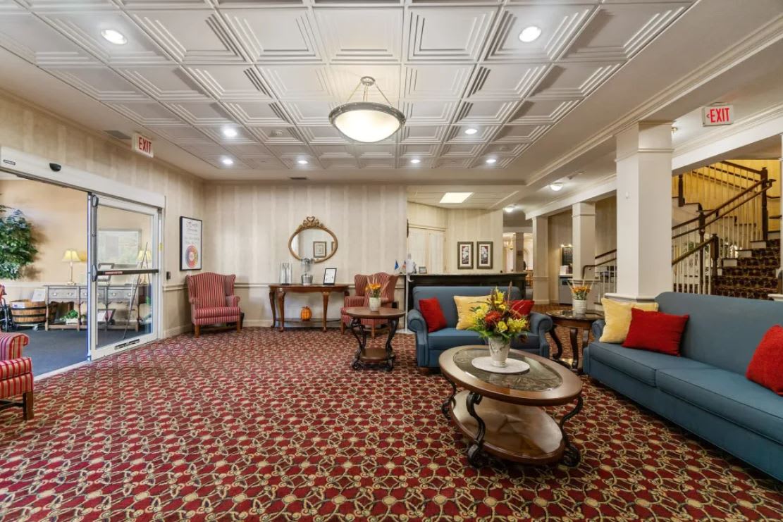 A beautifully decorated hotel lobby with elegant furniture and a luxurious ambiance.