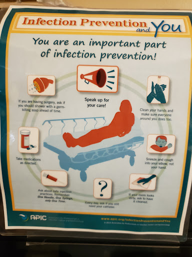A poster emphasizing the significance of individual involvement in preventing infections.