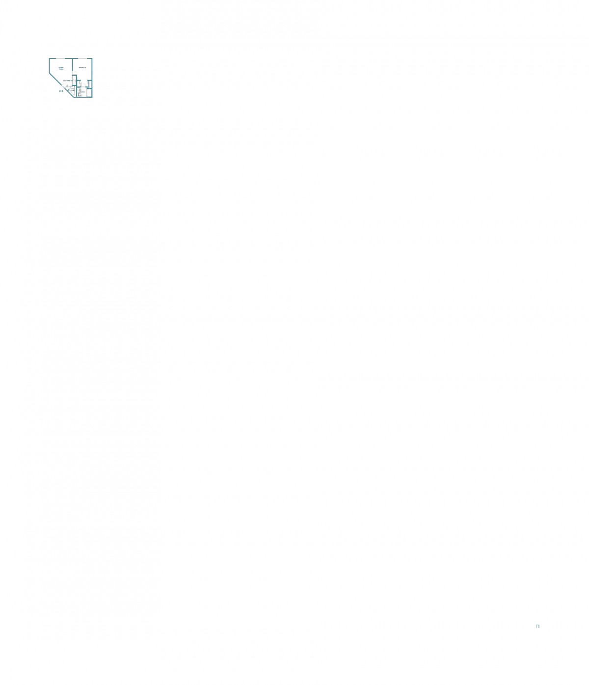 A minimalistic image with a predominantly white background.