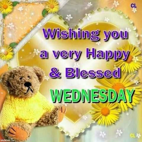 Wishing you a very Happy & Blessed Wednesday!