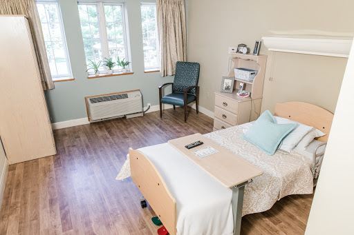 A serene hospital room designed for patient comfort and care.