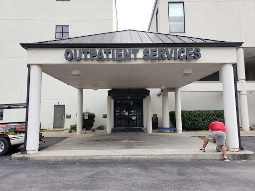 Entrance to Outpatient Services facility.