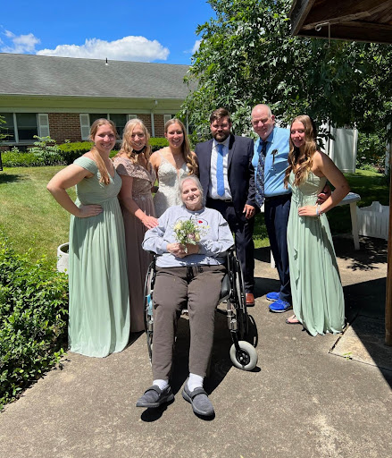A joyful family gathering to celebrate a special occasion.