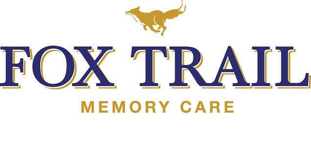 Logo for a memory care business featuring a fox.