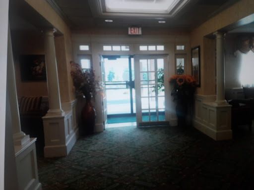Welcoming entrance to a beautifully decorated lobby.
