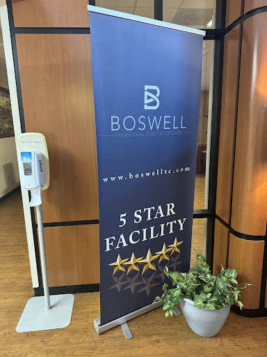 A promotional banner for Boswell, highlighting it as a 5-star facility.