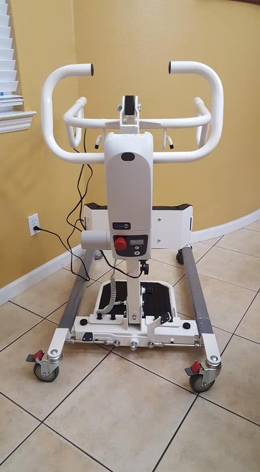 A piece of exercise equipment in a home setting.