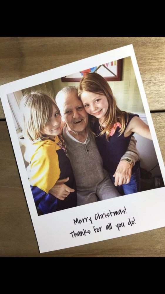 A joyful family moment captured during Christmas.