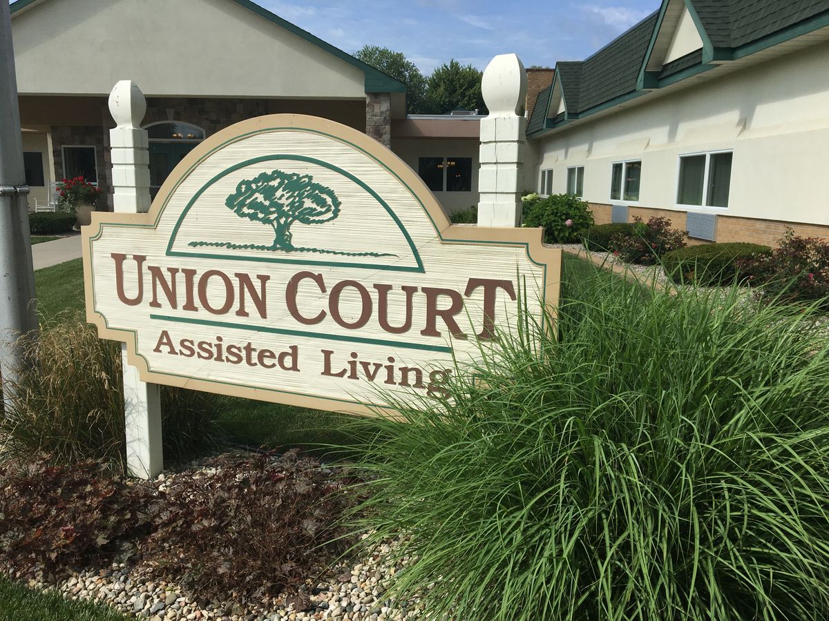 Union Court Assisted Living facility with well-maintained landscaping.