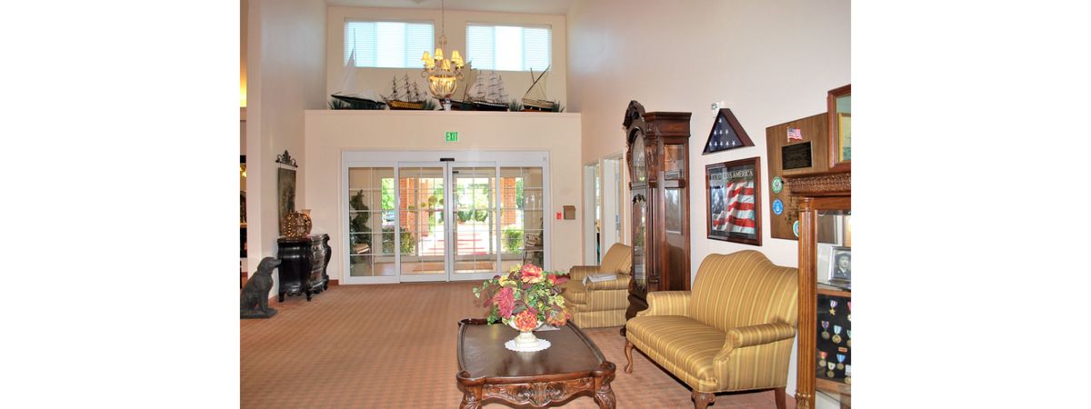 A welcoming lobby featuring comfortable seating and tasteful decor.