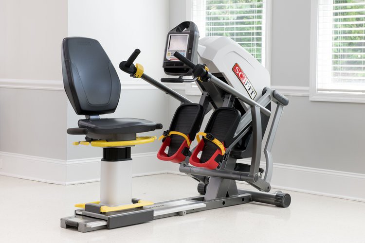 A versatile exercise machine designed for indoor fitness and rehabilitation use.