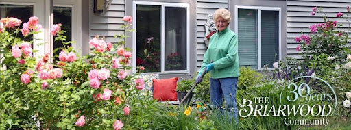 A woman tending to her beautiful garden filled with colorful flowers.