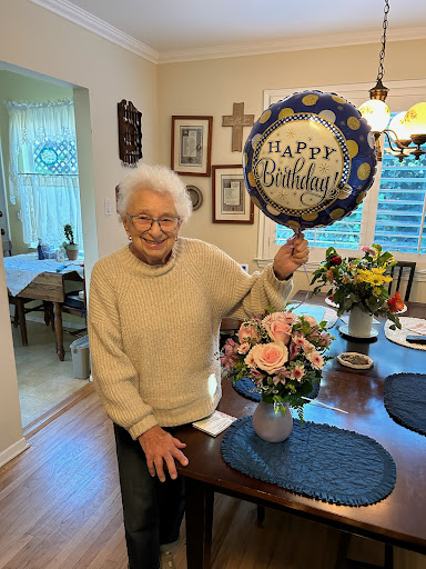 Celebrating a special birthday with joy and flowers!
