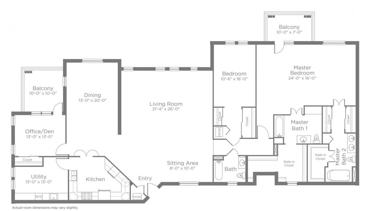 An architectural floor plan detailing the layout of a house with labeled rooms.