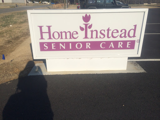 Sign for Home Instead Senior Care, a service dedicated to providing support and care for seniors.