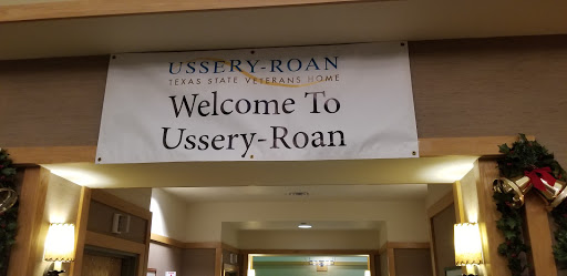 A welcoming banner at the entrance of Ussery-Roan.