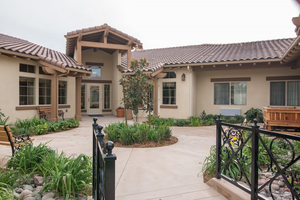 A modern residential house featuring a landscaped garden and elegant architectural design.