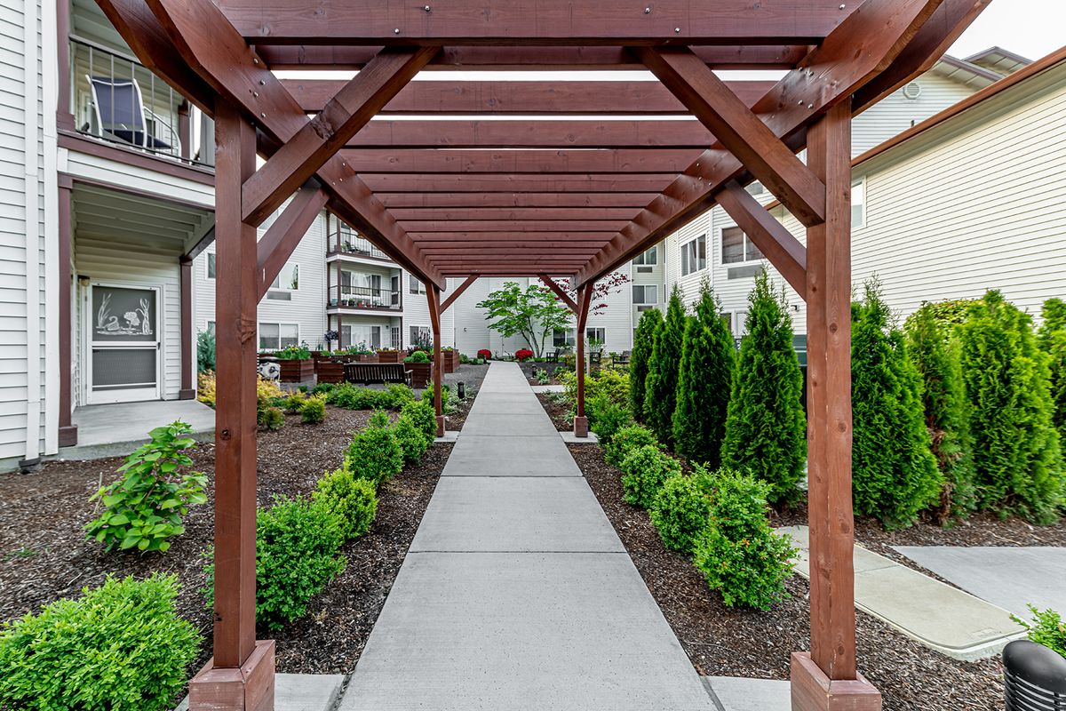 Courtyard At Mount Tabor