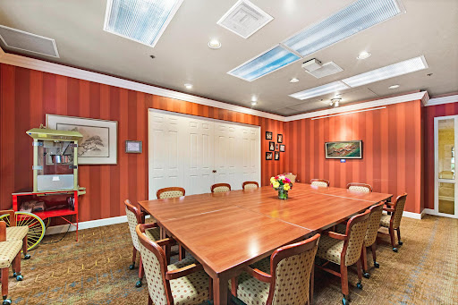 A well-appointed conference room designed for meetings and collaboration.
