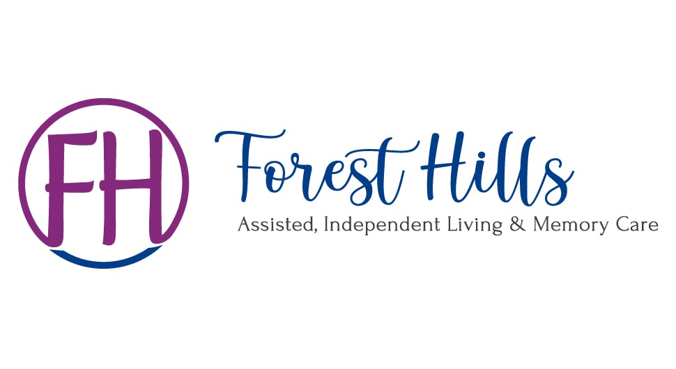 Logo of Forest Hills, promoting assisted and independent living options.