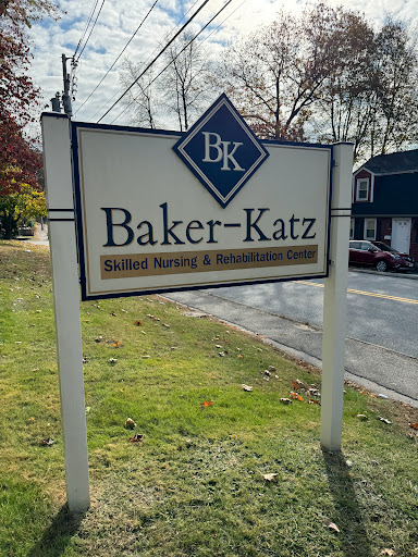 Signage for Baker-Katz, a local business.