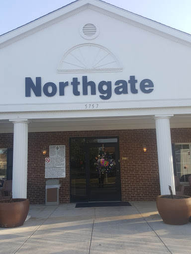 Entrance to Northgate, featuring prominent signage.