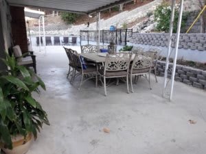 Outdoor patio or garden