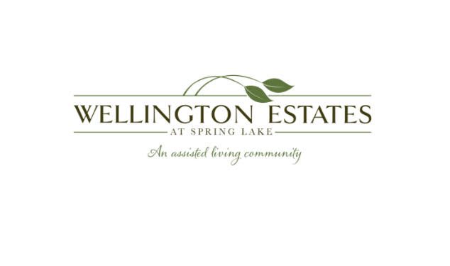 Logo of Wellington Estates, an assisted living community at Spring Lake.