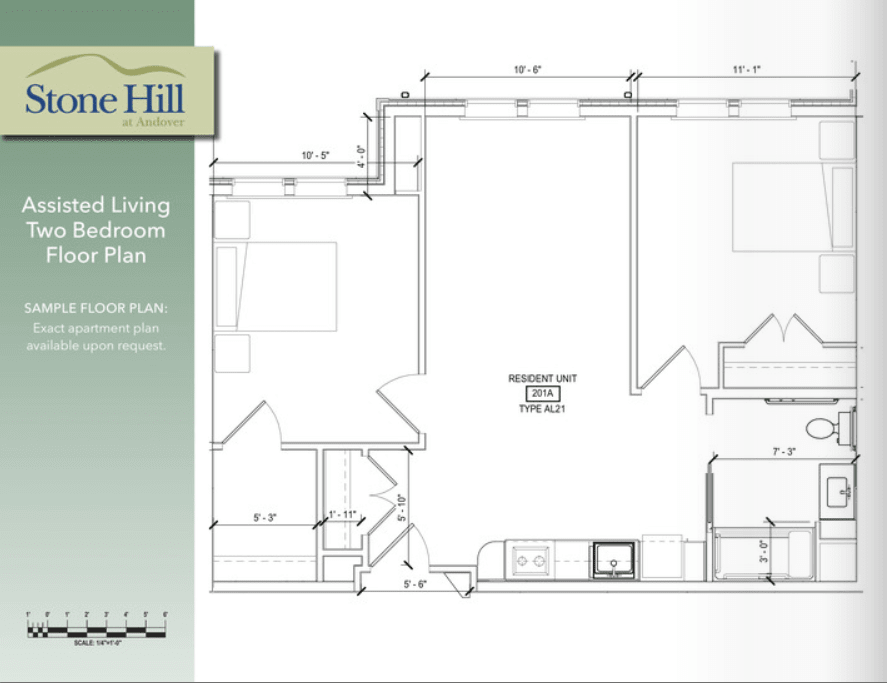 Architectural floor plan layout for a home design.
