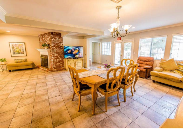 One of four photos available showing features like living room, dining, fireplace, or bedroom.