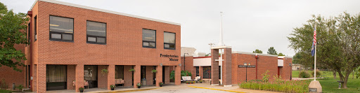 A Presbyterian church building showcasing modern architectural design.