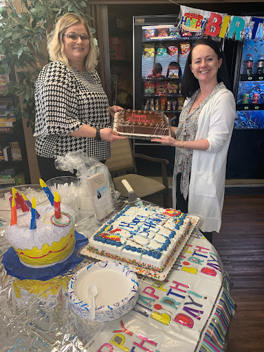 Celebrating a special birthday with delicious cakes and smiles all around!