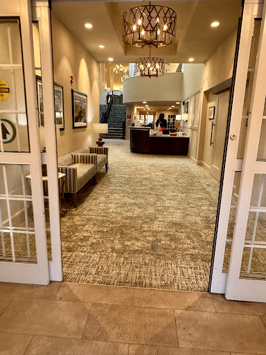 View of the hotel lobby showcasing elegant decor and welcoming atmosphere.