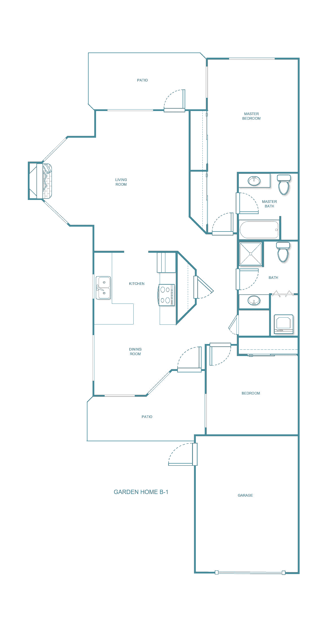 A floor plan depicting the layout of a residential space, including rooms and utilities.