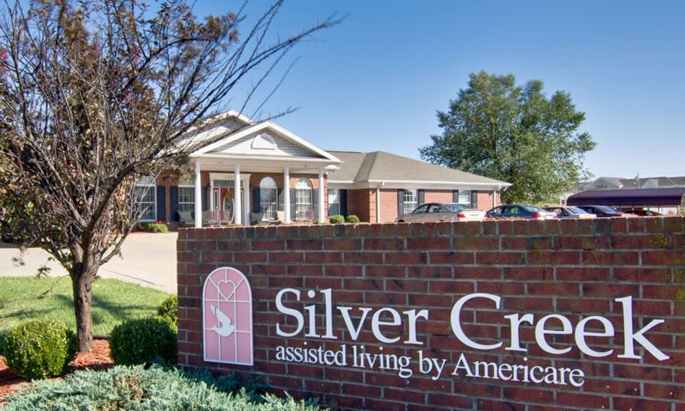 Front view of Silver Creek, an assisted living facility.