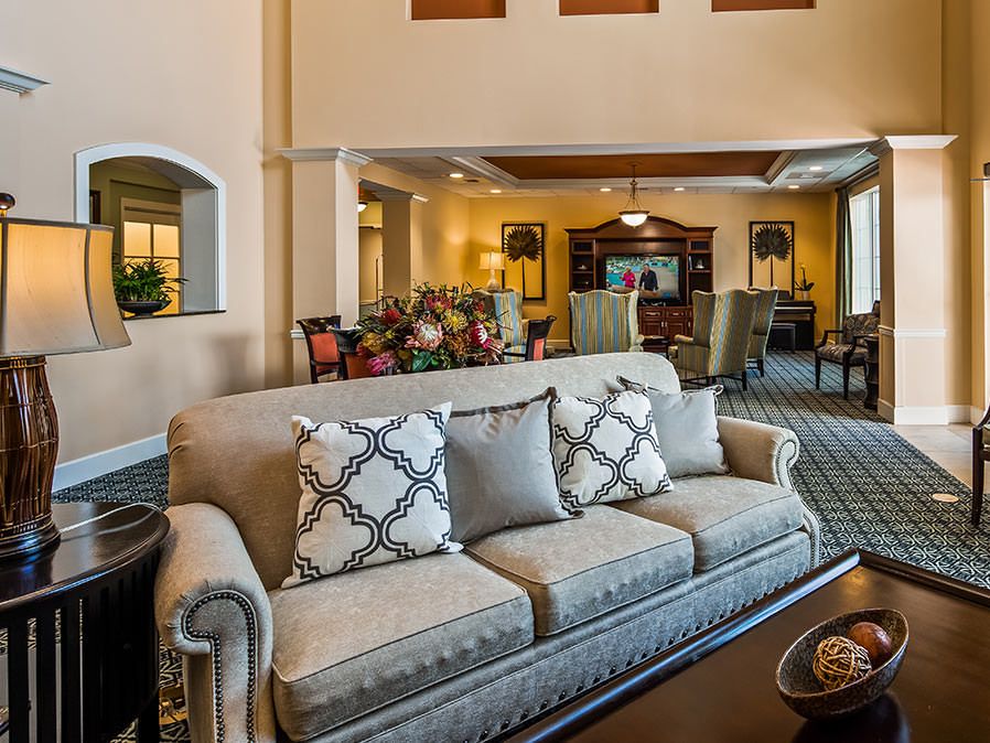 A cozy living room with a comfortable sofa and stylish decor.