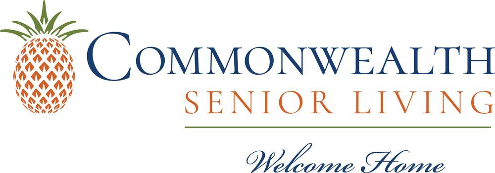 Logo of Commonwealth Senior Living with the text 'Welcome'.
