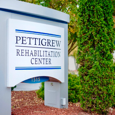 Pettigrew Rehabilitation Center entrance sign.