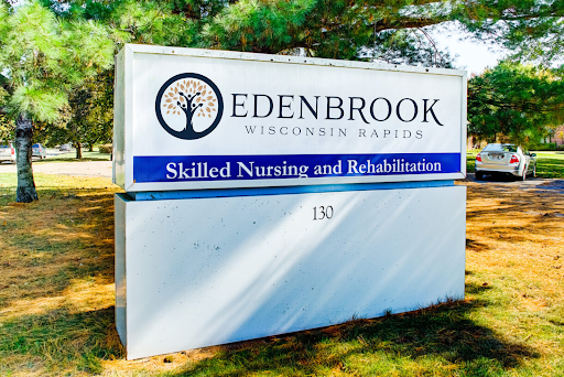 Edenbrook Skilled Nursing and Rehabilitation facility sign.