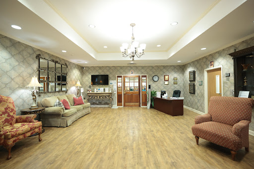 A welcoming lobby with elegant furnishings and a warm ambiance.