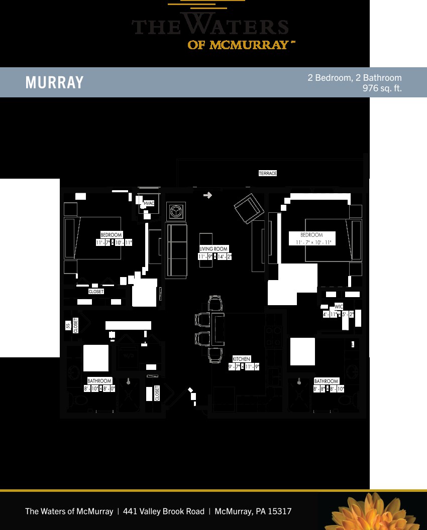 A blueprint layout of a multi-unit residential building showcasing detailed architectural plans.