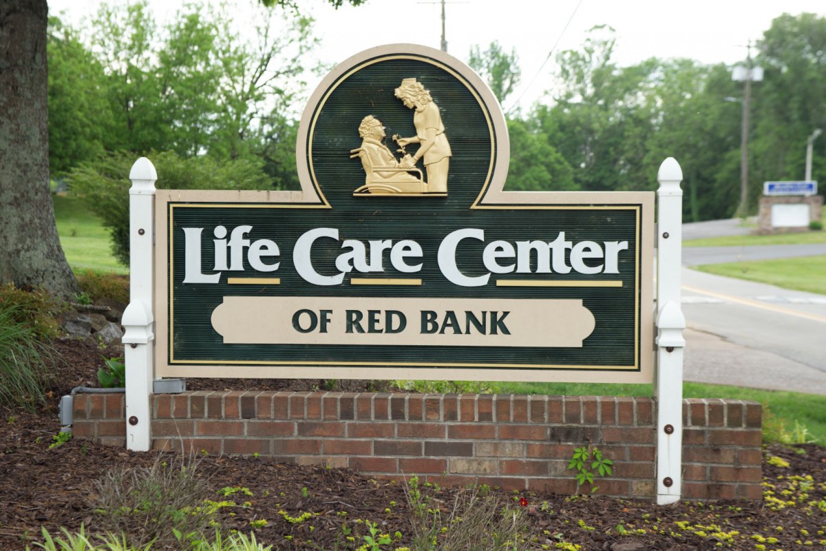 Sign for Life Care Center of Red Bank.