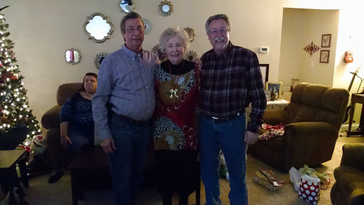 A joyful gathering with friends, capturing a moment of togetherness.