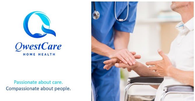 A healthcare professional providing compassionate care to a patient.