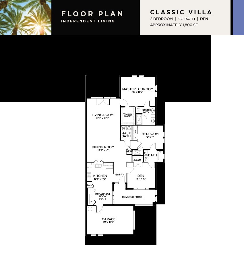 Architectural floor plan of a residential building.
