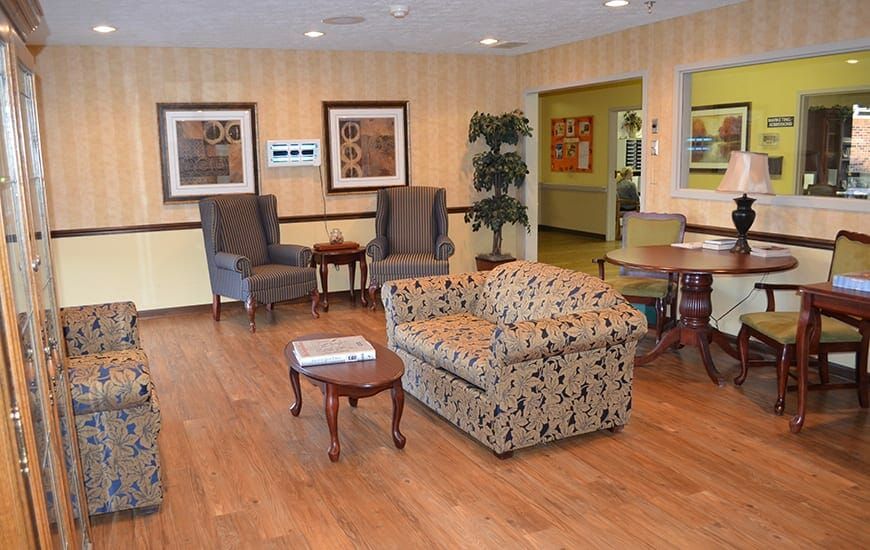 A cozy living room with comfortable seating and tasteful decor.